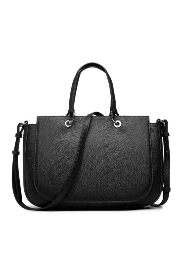Tommy Hilfiger Дамска чанта Th Emblem Stachel AW0AW14503 Черен - Mera.bg