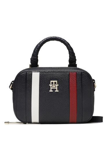 Tommy Hilfiger Дамска чанта Th Emblem Trunk Corp AW0AW15113 Тъмносин - Mera.bg