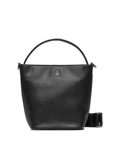 Tommy Hilfiger Дамска чанта Th Essential Sc Bucket AW0AW15706 Черен - Mera.bg