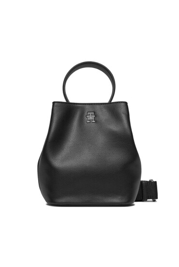Tommy Hilfiger Дамска чанта Th Essential Sc Bucket AW0AW15706 Черен - Mera.bg