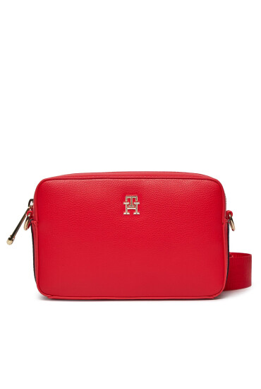 Tommy Hilfiger Дамска чанта Th Essential Sc Camera Bag Corp AW0AW15707 Fierce Red XND - Mera.bg