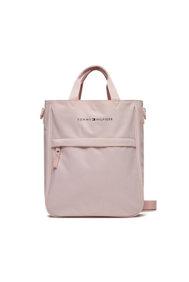 Tommy Hilfiger Дамска чанта Th Essential Shoulder Bag AU0AU01867 Whimsy Pink TJQ - Mera.bg