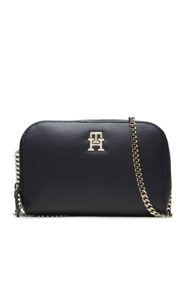 Tommy Hilfiger Дамска чанта Th Feminne Crossover AW0AW14871 Тъмносин - Mera.bg