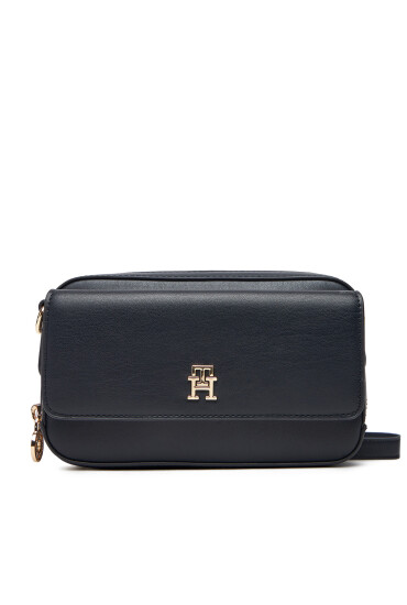 Tommy Hilfiger Дамска чанта Th Icon AW0AW17680 Тъмносин - Mera.bg