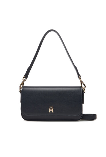 Tommy Hilfiger Дамска чанта Th Icon Conv AW0AW17677 Тъмносин - Mera.bg