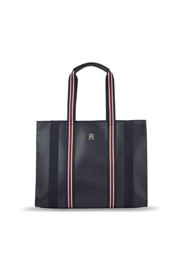 Tommy Hilfiger Дамска чанта Th Identity Med Tote Corp AW0AW15882 Corp 0GY - Mera.bg