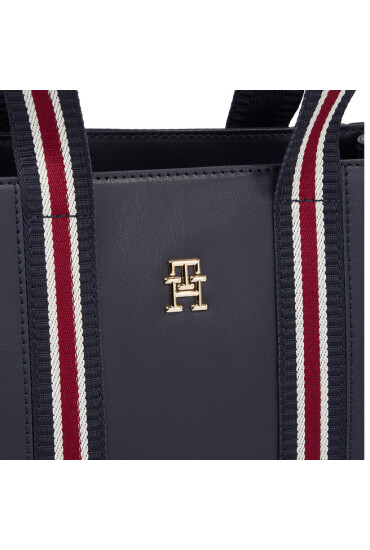 Tommy Hilfiger Дамска чанта Th Identity Small Tote Corp AW0AW15883 Corp 0GY - Mera.bg