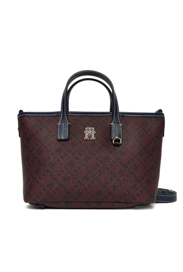Tommy Hilfiger Дамска чанта Th Monoplay Le Nano Tote AW0AW17717 Тъмносин - Mera.bg