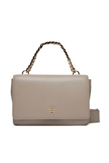 Tommy Hilfiger Дамска чанта Th Refined Med Crossover AW0AW15725 Бежов - Mera.bg