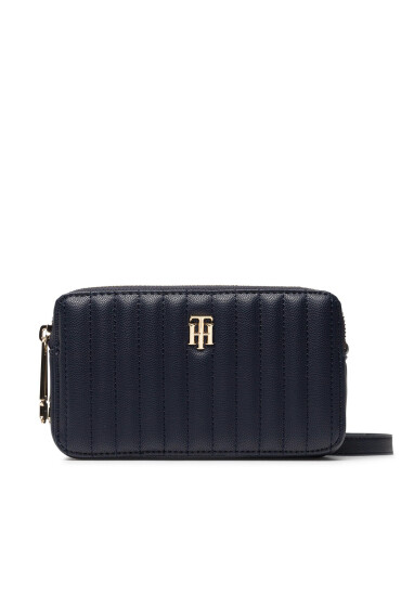 Tommy Hilfiger Дамска чанта Th Timeless Camer Bag Quilted AW0AW13143 Тъмносин - Mera.bg