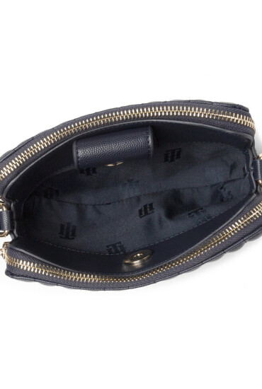 Tommy Hilfiger Дамска чанта Th Timeless Camer Bag Quilted AW0AW13143 Тъмносин - Mera.bg