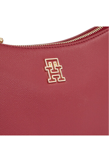 Tommy Hilfiger Дамска чанта Th Timeless Shoulder Bag AW0AW15239 Червен - Mera.bg