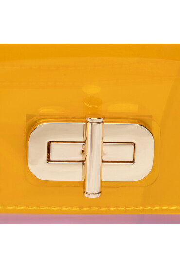 Tommy Hilfiger Дамска чанта Turnlock Crossover Transparent AW0AW11820 SE8 - Mera.bg