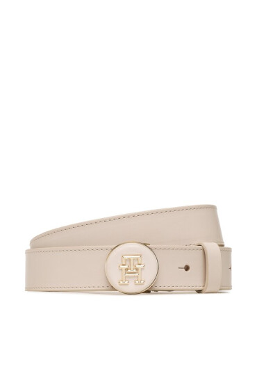Tommy Hilfiger Дамски колан Round Chic 3.0 AW0AW14621 Бежов - Mera.bg