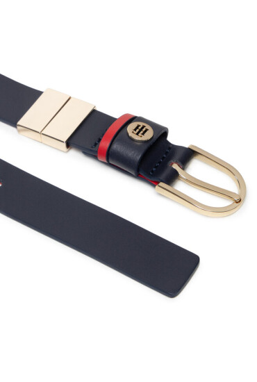 Tommy Hilfiger Дамски колан Classic 2.5 Rev AW0AW10983 Тъмносин - Mera.bg