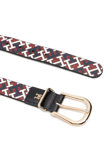 Tommy Hilfiger Дамски колан Casual Chic Monogram Aop 3.0 AW0AW13965 Кафяв - Mera.bg