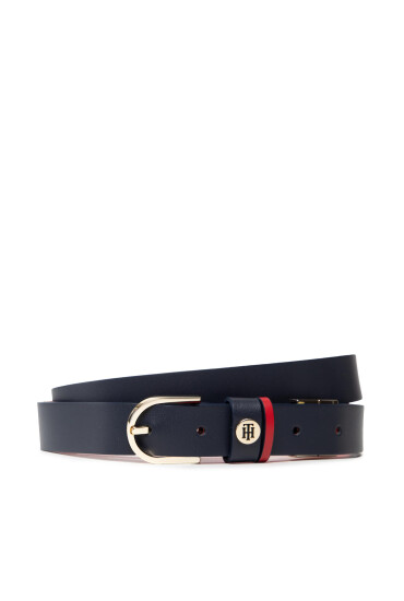 Tommy Hilfiger Дамски колан Classic 2.5 Rev AW0AW10983 Тъмносин - Mera.bg