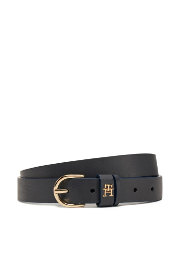 Tommy Hilfiger Дамски колан Essential Effortless 2.5 AW0AW16836 Тъмносин - Mera.bg