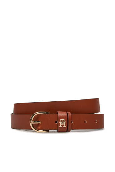 Tommy Hilfiger Дамски колан Essential Effortless 2.5 Gold AW0AW16798 Кафяв - Mera.bg