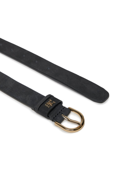 Tommy Hilfiger Дамски колан Essential Effortless 2.5 Nubuck AW0AW15760 Черен - Mera.bg