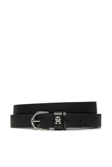 Tommy Hilfiger Дамски колан Essential Effortless AW0AW16354 Черен - Mera.bg