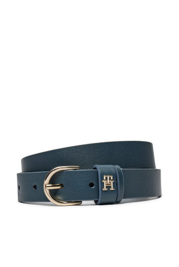 Tommy Hilfiger Дамски колан Essential Effortless AW0AW16354 Син - Mera.bg