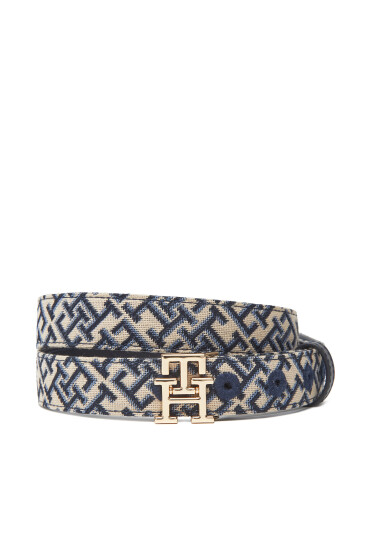 Tommy Hilfiger Дамски колан Th Jacquard 2.5 AW0AW17497 Цветен - Mera.bg