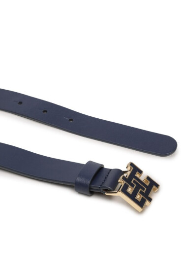 Tommy Hilfiger Дамски колан Th Logo 2.5 AW0AW14936 Тъмносин - Mera.bg