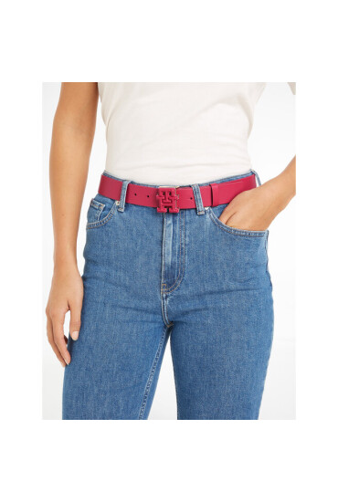 Tommy Hilfiger Дамски колан Th Logo Lux 3.5 AW0AW15098 TIK - Mera.bg