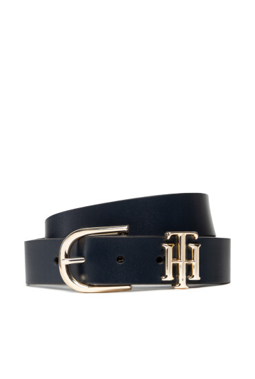 Tommy Hilfiger Дамски колан Th Lux 3.0 AW0AW10984 Тъмносин - Mera.bg