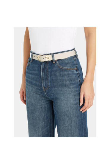 Tommy Hilfiger Дамски колан Th Lux 3.0 AW0AW15388 Екрю - Mera.bg