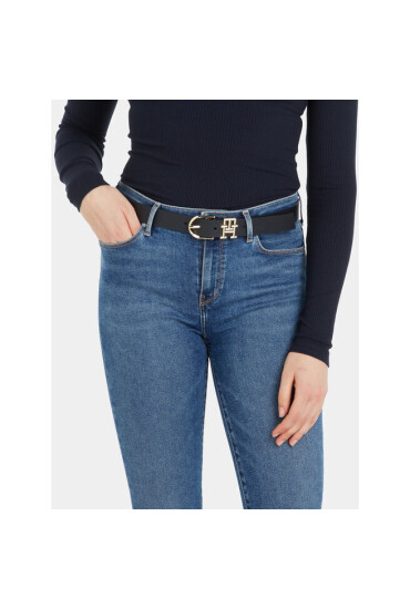 Tommy Hilfiger Дамски колан Th Lux 3.0 AW0AW15388 Black BDS - Mera.bg