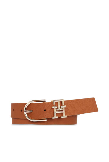 Tommy Hilfiger Дамски колан Th Lux 3.0 AW0AW15388 Кафяв - Mera.bg
