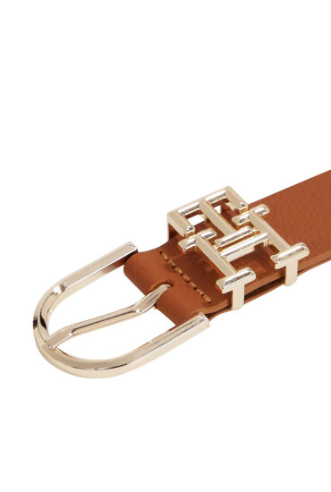 Tommy Hilfiger Дамски колан Th Lux 3.0 AW0AW15388 Кафяв - Mera.bg