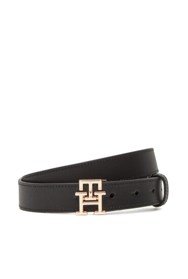 Tommy Hilfiger Дамски колан Th Modern 2.5 AW0AW17496 Черен - Mera.bg