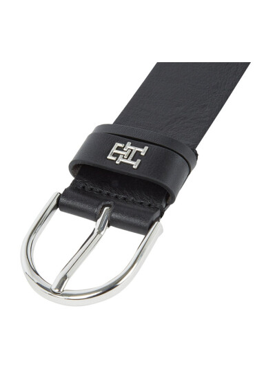 Tommy Hilfiger Дамски колан Th Timeless 3.5 AW0AW15387 Черен - Mera.bg