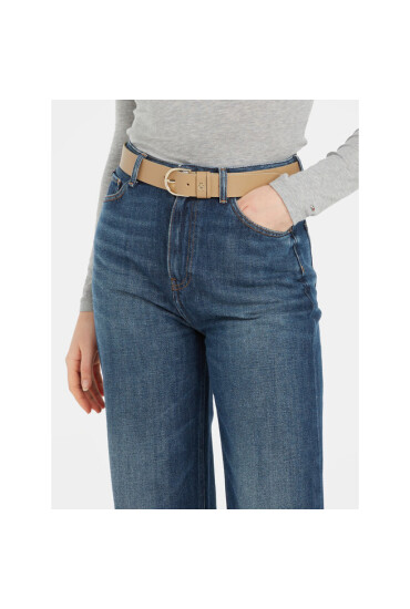 Tommy Hilfiger Дамски колан Th Timeless 3.5 AW0AW15387 Бежов - Mera.bg