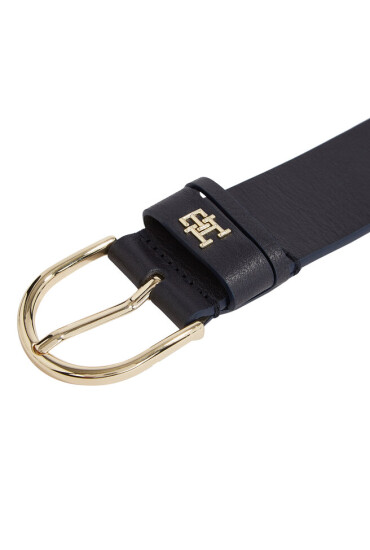 Tommy Hilfiger Дамски колан Th Timeless 3.5 AW0AW15387 Тъмносин - Mera.bg