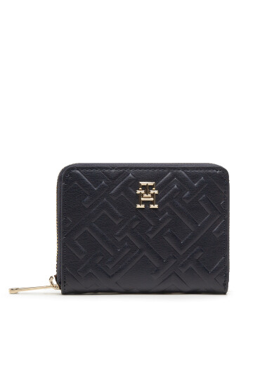 Tommy Hilfiger Дамски портфейл Iconic Tommy Med Za Mono AW0AW14342 Тъмносин - Mera.bg