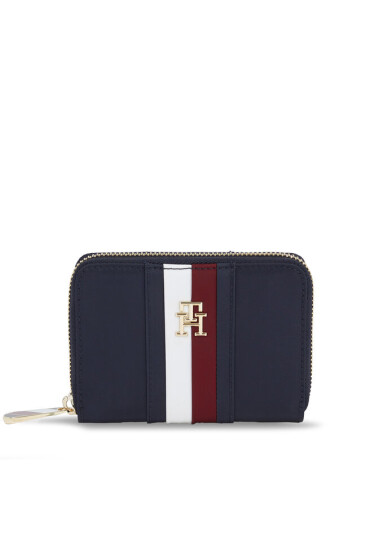 Tommy Hilfiger Дамски портфейл Poppy Med Za Corp AW0AW15279 Space Blue DW6 - Mera.bg