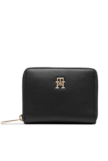 Tommy Hilfiger Дамски портфейл Poppy Plus Med Za AW0AW15259 Черен - Mera.bg