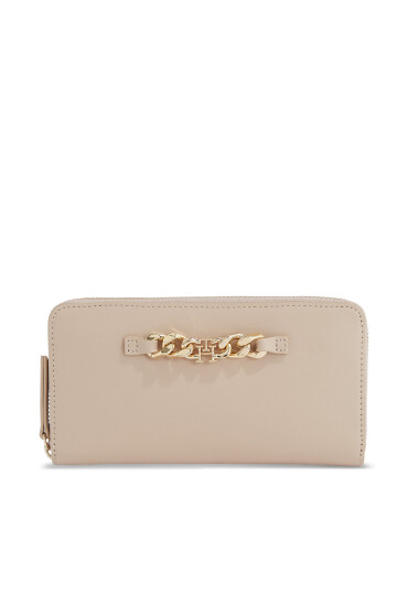 Tommy Hilfiger Дамски портфейл Th Luxe Large Za AW0AW15608 Бежов - Mera.bg