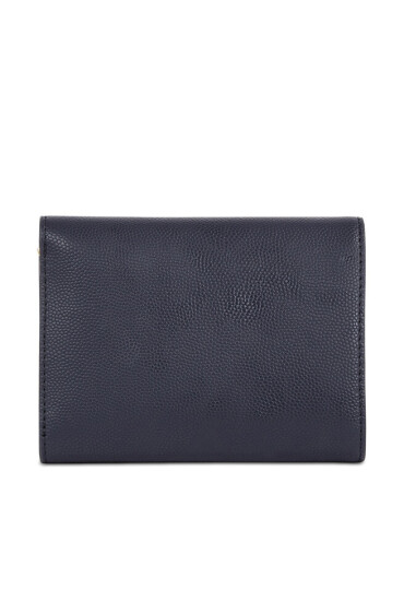 Tommy Hilfiger Дамски портфейл Th Timeless Med Flap W Bill AW0AW15258 Тъмносин - Mera.bg