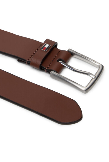 Tommy Hilfiger Детски колан Small Flag Leather Belt AU0AU01284 0HD - Mera.bg