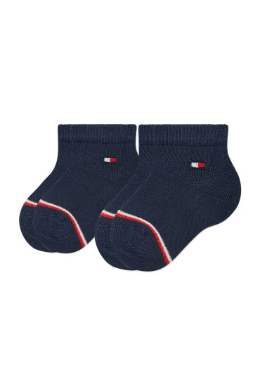 Tommy Hilfiger Дълги чорапи 701220516 Тъмносин - Mera.bg