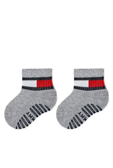 Tommy Hilfiger Дълги чорапи 701226500 Сив - Mera.bg