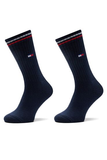 Tommy Hilfiger Дълги чорапи 701228176 Тъмносин - Mera.bg