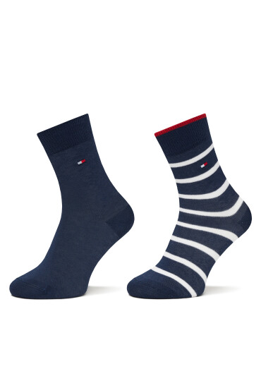 Tommy Hilfiger Дълги чорапи 701229939 Тъмносин - Mera.bg