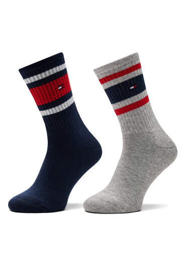 Tommy Hilfiger Дълги чорапи 701229942 Тъмносин - Mera.bg