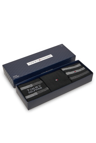 Tommy Hilfiger Дълги чорапи 701235376 Черен - Mera.bg